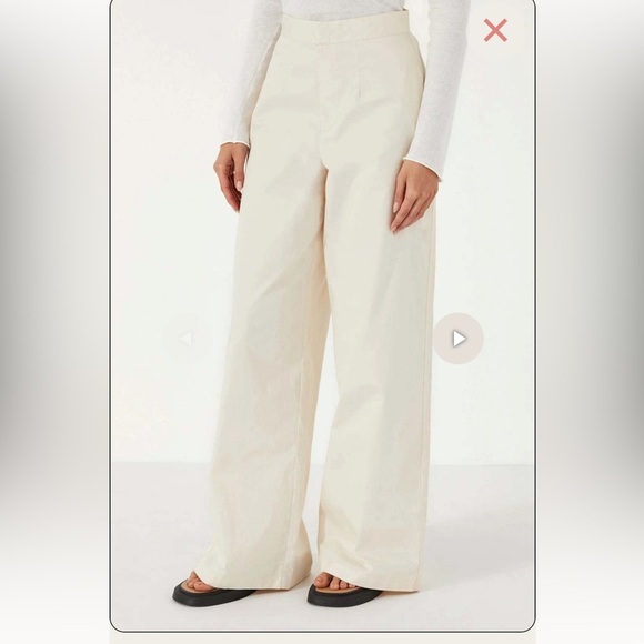 Zulu & Zephyr ORGANIC COTTON PANT - STONE - Picture 1 of 7